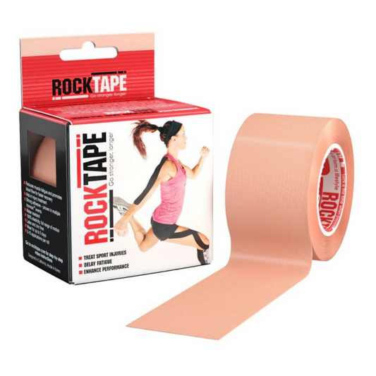 Rocktape Plain Beige 5cm x 5mtr Roll-RockTape New Zealand-RockTape New Zealand