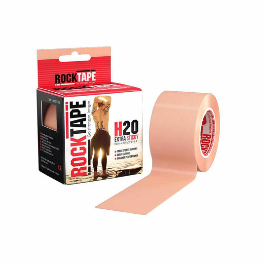 Rocktape H2o Plain Beige 5cm x 5mtr Roll-RockTape New Zealand-RockTape New Zealand