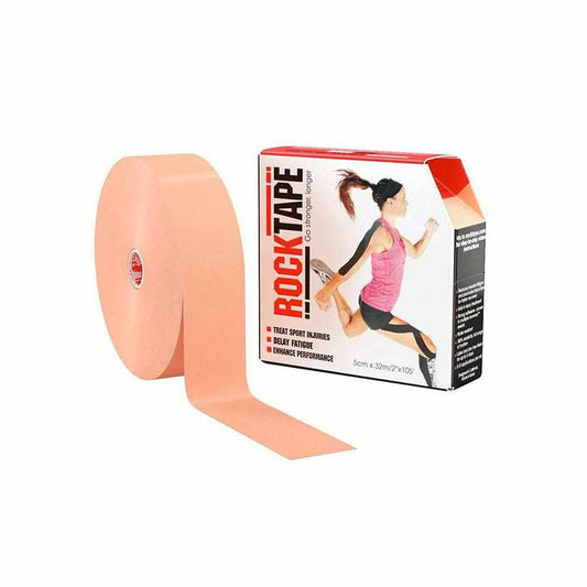 Rocktape Plain Beige 5cm x 32mtr Practitioner Roll-RockTape New Zealand-RockTape New Zealand