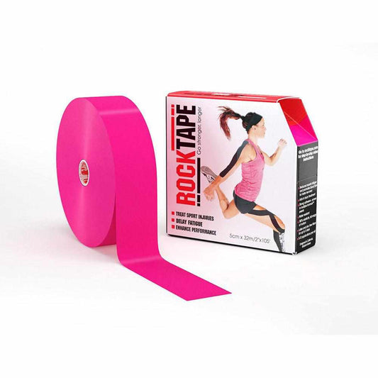 Rocktape Plain Pink 5cm x 32mtr Practitioner Roll-RockTape New Zealand-RockTape New Zealand