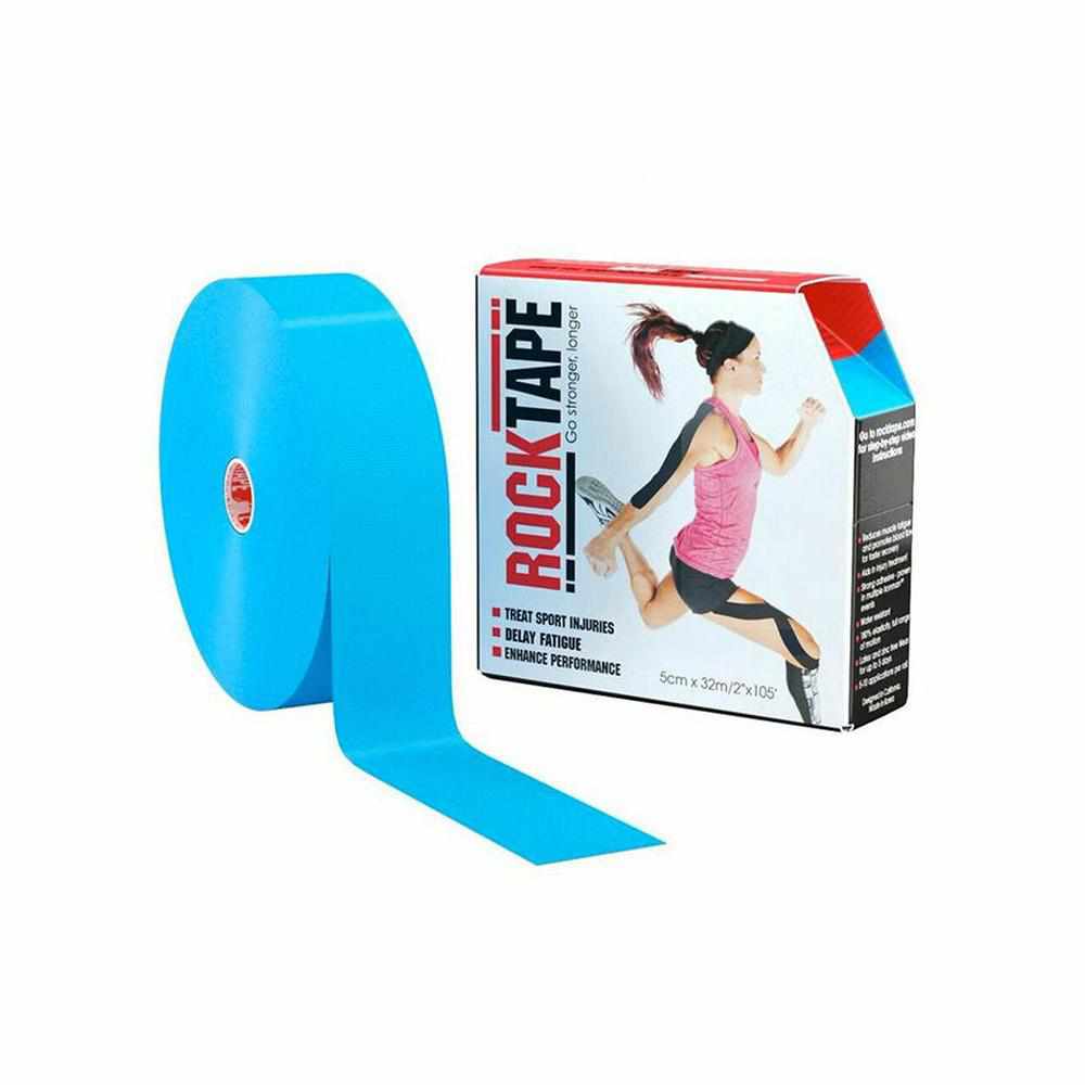 Rocktape Plain Blue 5cm x 32mtr Practitioner Roll-RockTape New Zealand-RockTape New Zealand