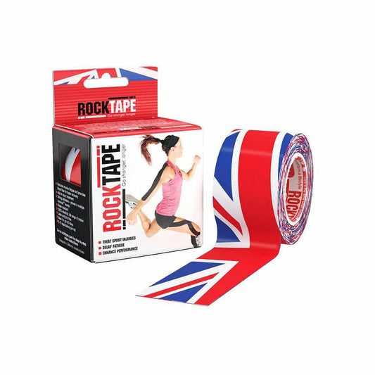 Rocktape Union Jack Pattern 5cm x 5mtr Roll-RockTape New Zealand-RockTape New Zealand