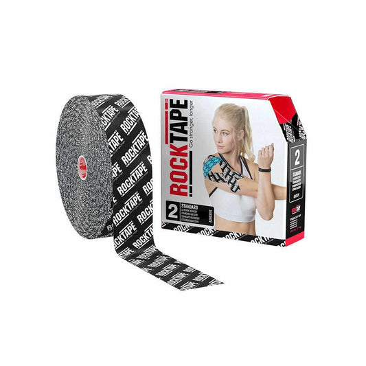 Rocktape Black Logo 5cm x 32mtr Practitioner Roll-RockTape New Zealand-RockTape New Zealand