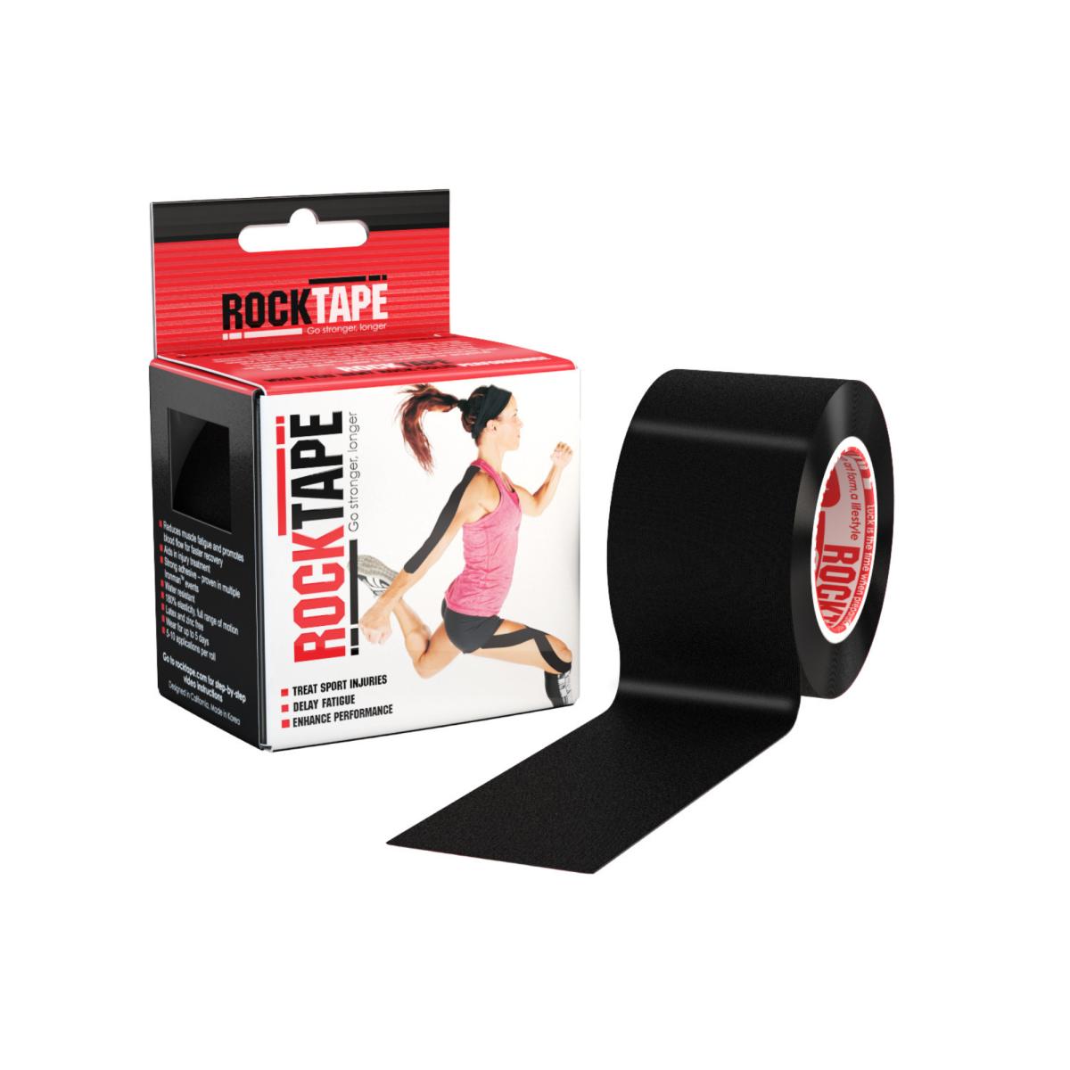 Rocktape Black 5cm x 5mtr Roll