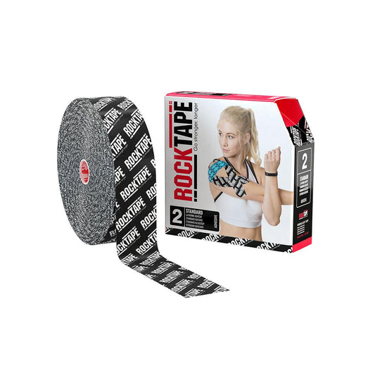 Rocktape Black Logo 5cm x 32mtr Bulk Roll