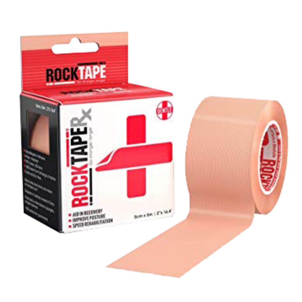Rocktape RX Plain Beige 5cm x 5mtr Roll-RockTape New Zealand-RockTape New Zealand